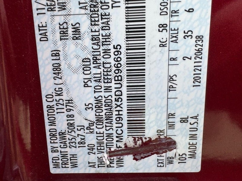 2013 Ford Escape 4WD 4dr SEL