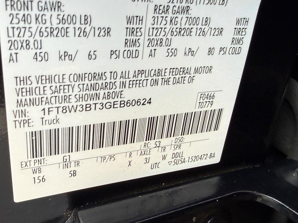 2016 Ford Super Duty F-350 SRW 4WD Crew Cab 156" Lariat