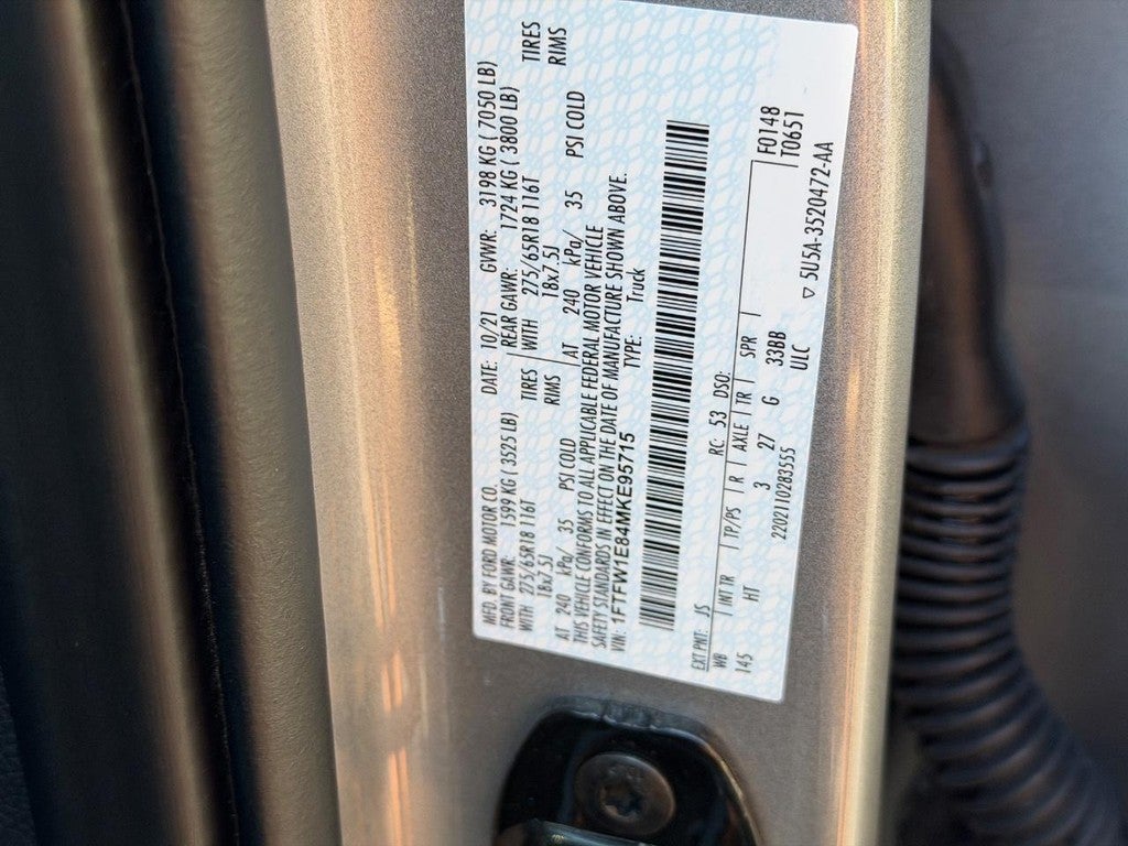 2021 Ford F-150 LARIAT 4WD SuperCrew 5.5' Box
