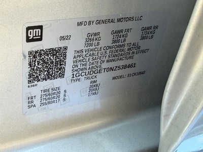 2022 Chevrolet Silverado 1500 4WD Crew Cab 147" LTZ