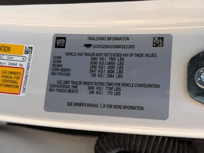 2022 GMC Yukon 4WD 4dr SLT