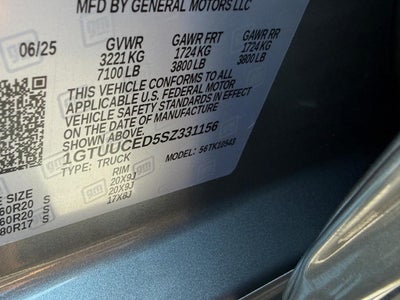2025 GMC Sierra 1500 4WD Crew Cab 147" Elevation w/3SB