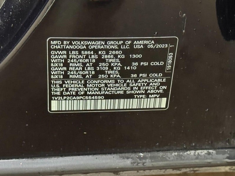 2023 Volkswagen Atlas 2.0T SE 4MOTION