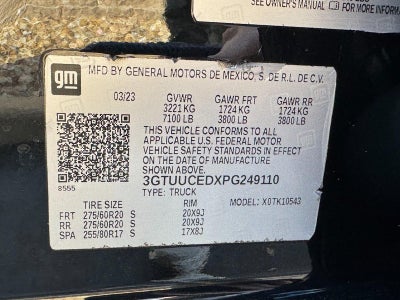 2023 GMC Sierra 1500 4WD Crew Cab 147" Elevation w/3SB