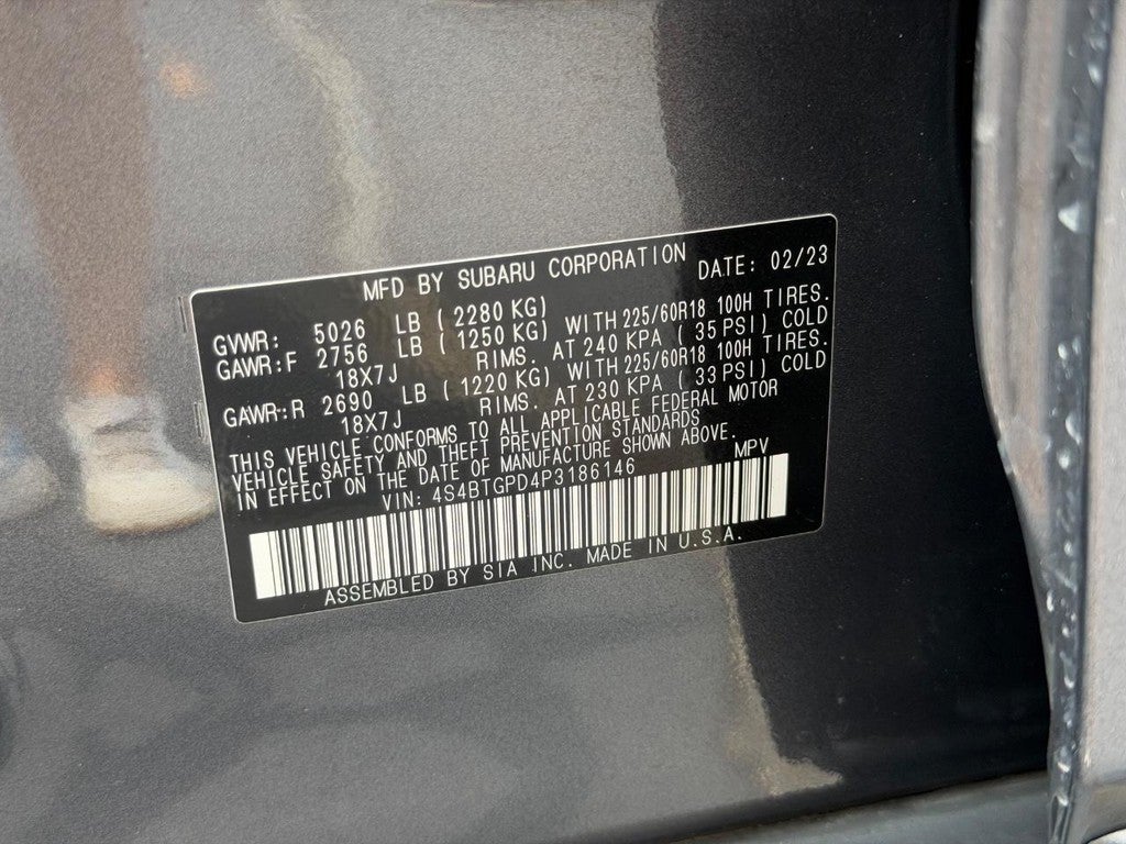 2023 Subaru Outback Touring XT CVT