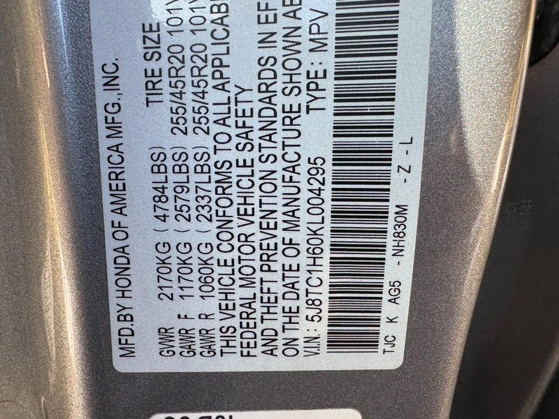 2019 Acura RDX FWD w/A-Spec Pkg