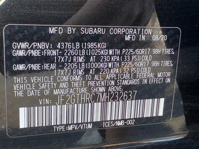 2021 Subaru Crosstrek Sport CVT