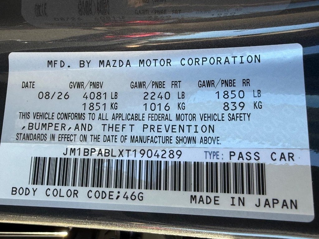 2026 Mazda Mazda3 Sedan 2.5 S Select Sport