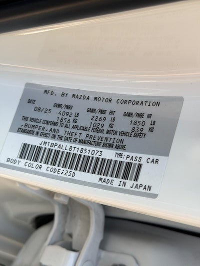 2026 Mazda Mazda3 Hatchback 2.5 S Preferred Auto FWD