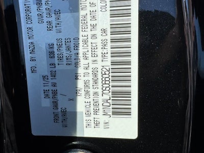 2025 Mazda Mazda MX-5 Miata RF Club Manual