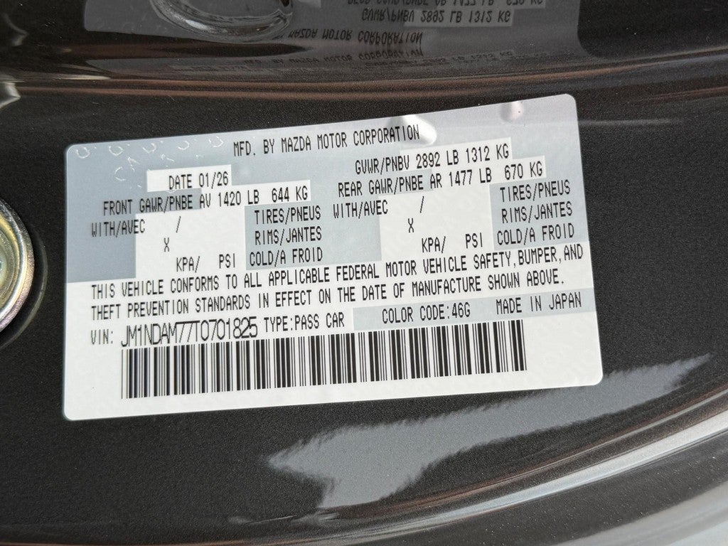 2026 Mazda Mazda MX-5 Miata RF Grand Touring