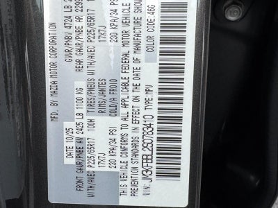 2025 Mazda Mazda CX-5 2.5 S Select AWD