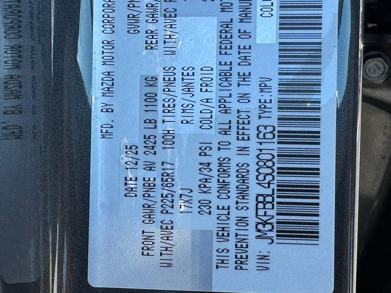 2025 Mazda Mazda CX-5 2.5 S Select AWD