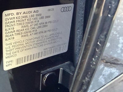 2025 Audi Q5 Premium 2.0 TFSI quattro