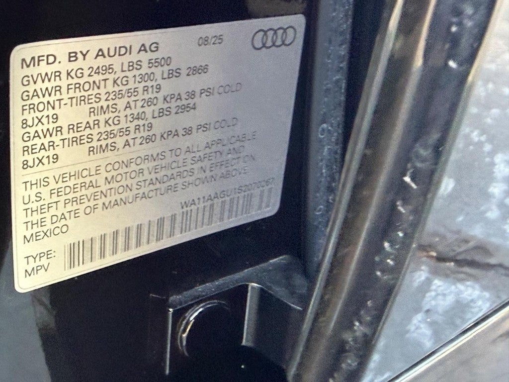 2025 Audi Q5 Premium 2.0 TFSI quattro