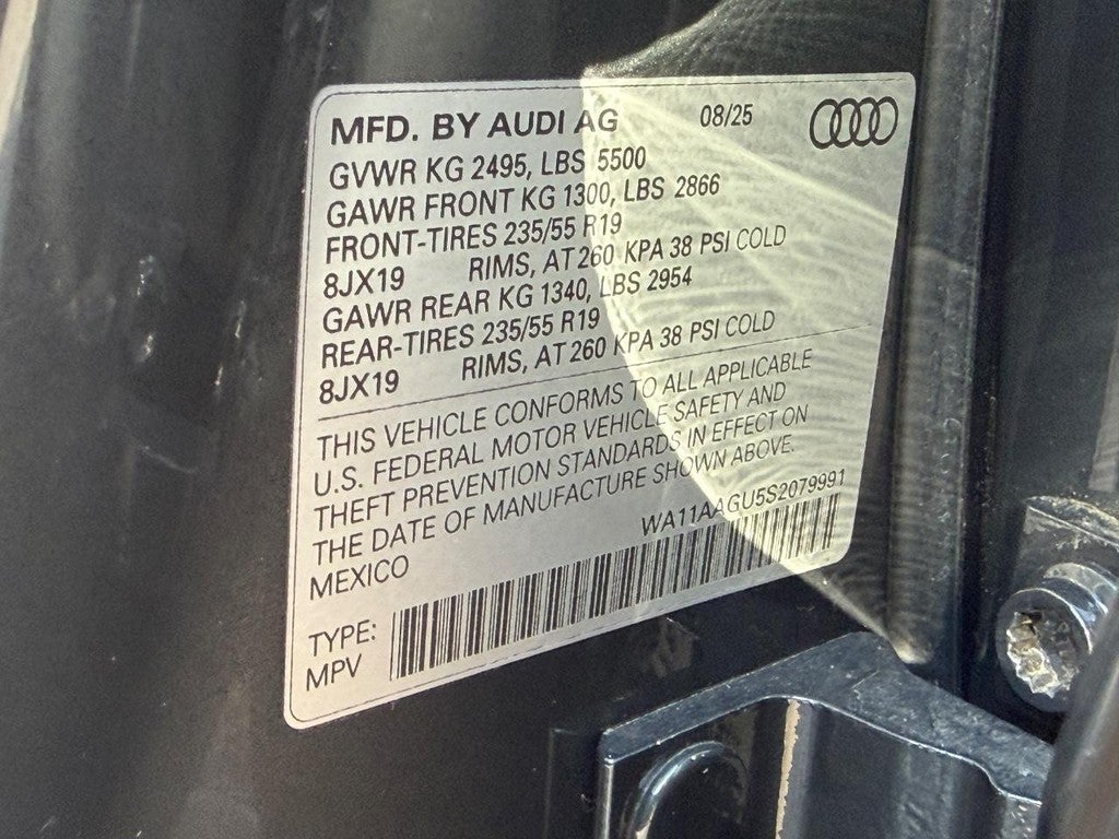 2025 Audi Q5 Premium 2.0 TFSI quattro