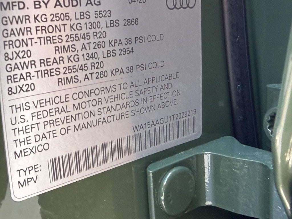 2026 Audi Q5 Premium Plus 2.0 TFSI quattro