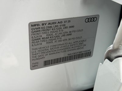 2025 Audi Q3 S line Premium 45 TFSI quattro