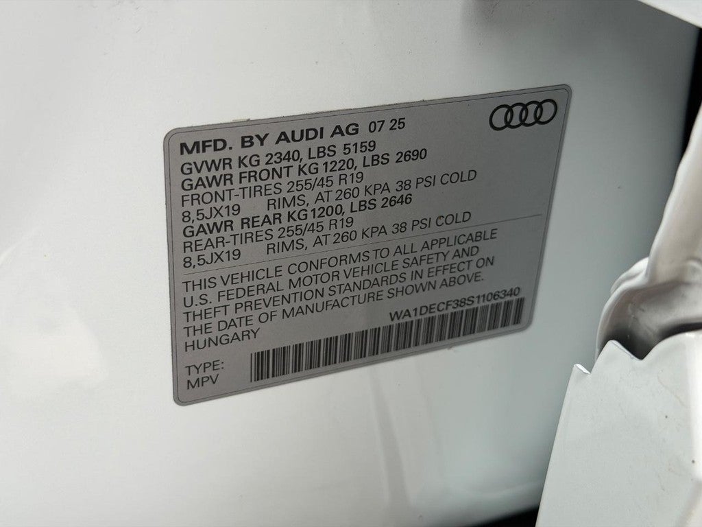 2025 Audi Q3 S line Premium 45 TFSI quattro
