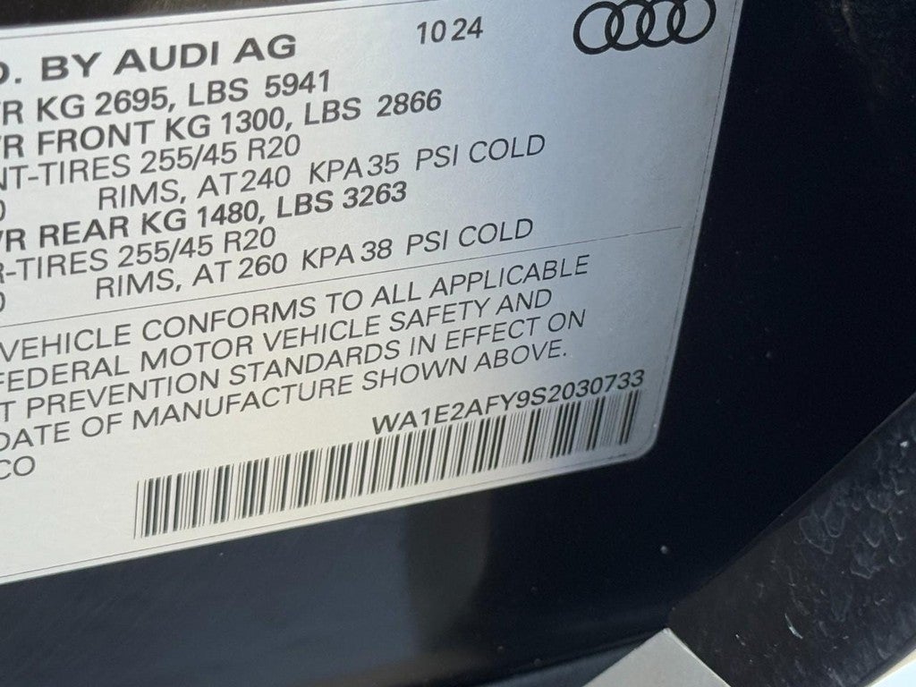 2025 Audi Q5 S line Premium Plus 55 TFSI e quattro