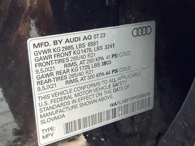 2023 Audi Q7 Premium Plus 55 TFSI quattro