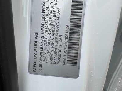 2025 Audi A5 Premium 2.0 TFSI quattro