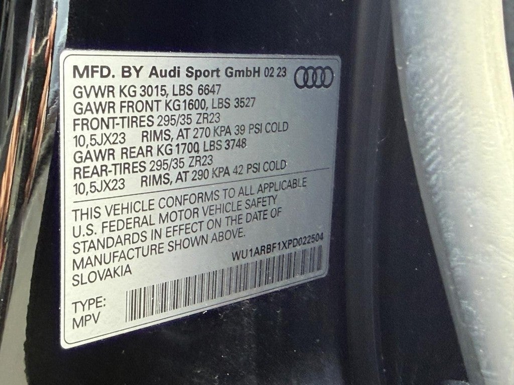 2023 Audi RS Q8 4.0 TFSI quattro