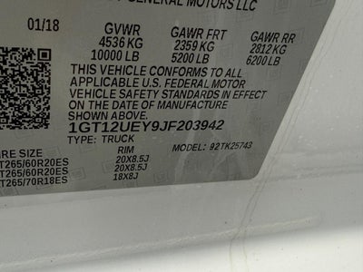 2018 GMC Sierra 2500HD 4WD Crew Cab 153.7" Denali