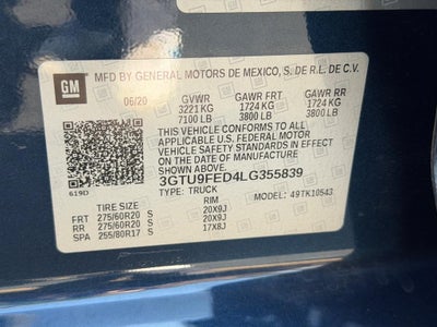 2020 GMC Sierra 1500 4WD Crew Cab 147" Denali