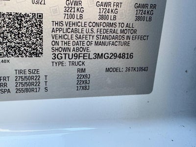 2021 GMC Sierra 1500 4WD Crew Cab 147" Denali