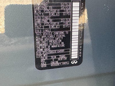 2025 INFINITI QX50 LUXE AWD