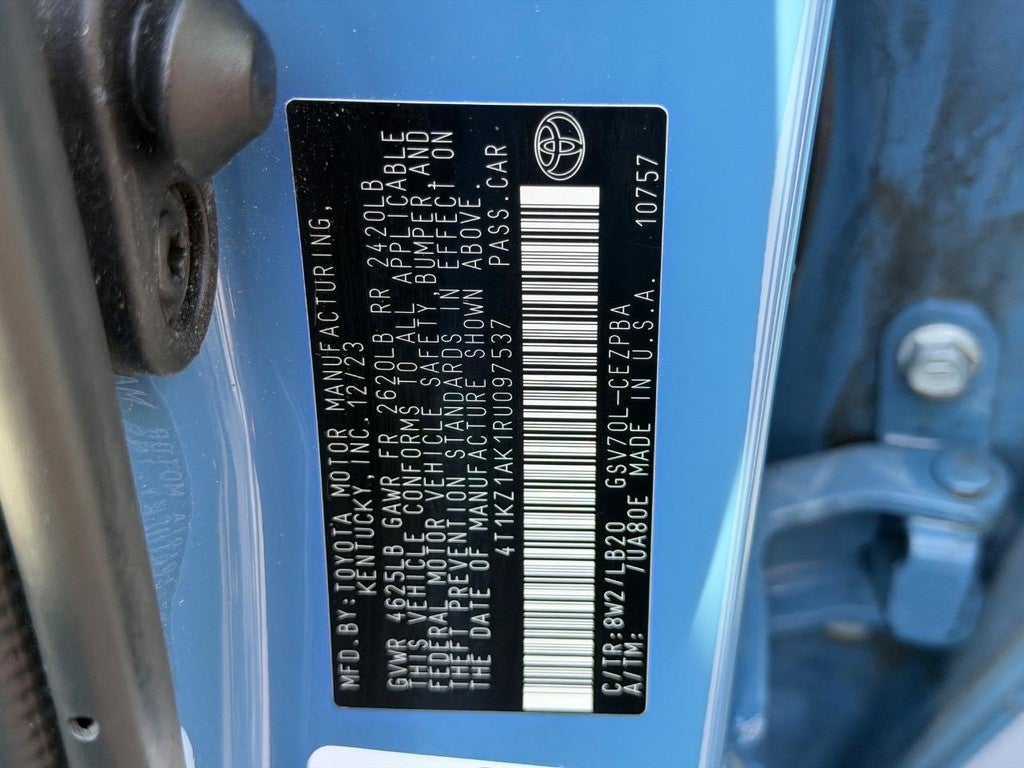 2024 Toyota Camry XSE V6 Auto (Natl)