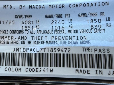 2026 Mazda Mazda3 Sedan 2.5 S Preferred FWD