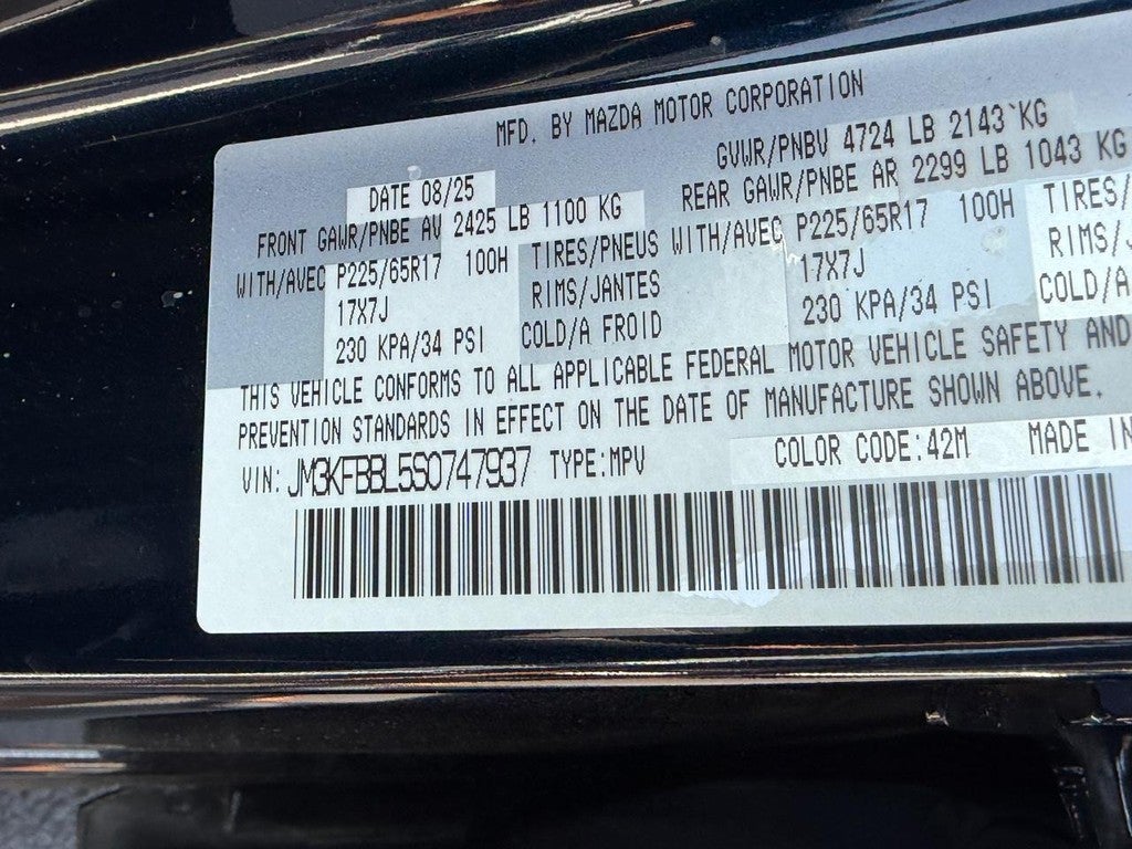 2025 Mazda Mazda CX-5 2.5 S Select Package AWD
