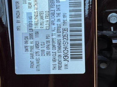 2025 Mazda Mazda CX-90 PHEV Premium Sport AWD