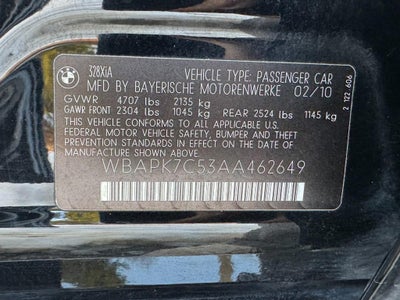 2010 BMW 3 Series 4dr Sdn 328i xDrive AWD