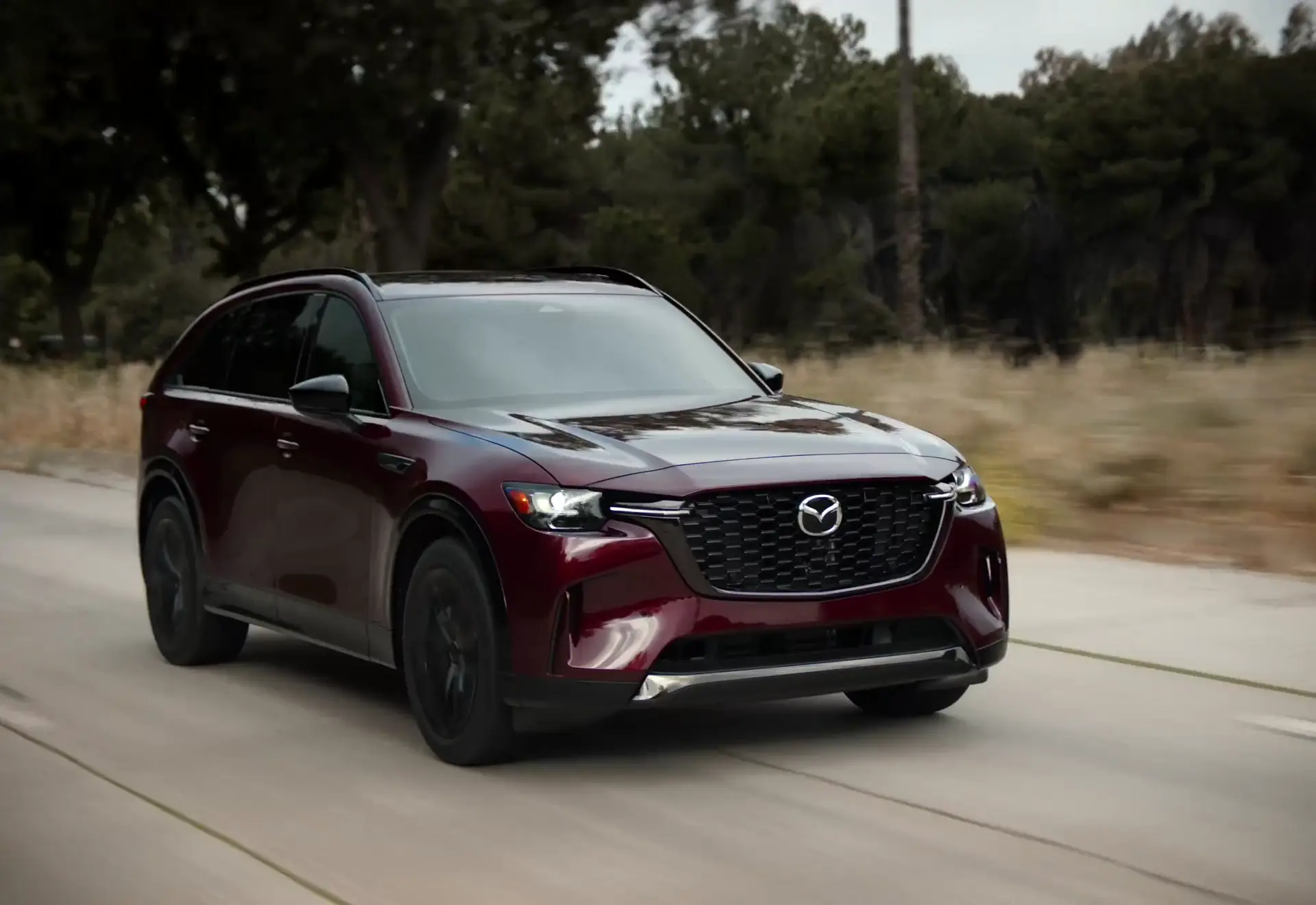 2027 Mazda CX-90 driving | Bommarito Mazda West County in Ellisville MO