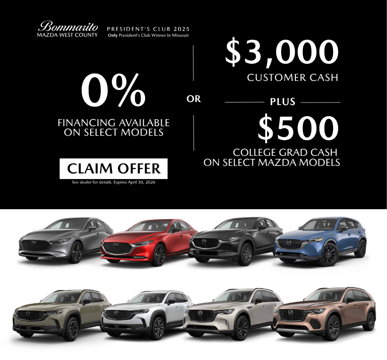 0% APR on Select Models