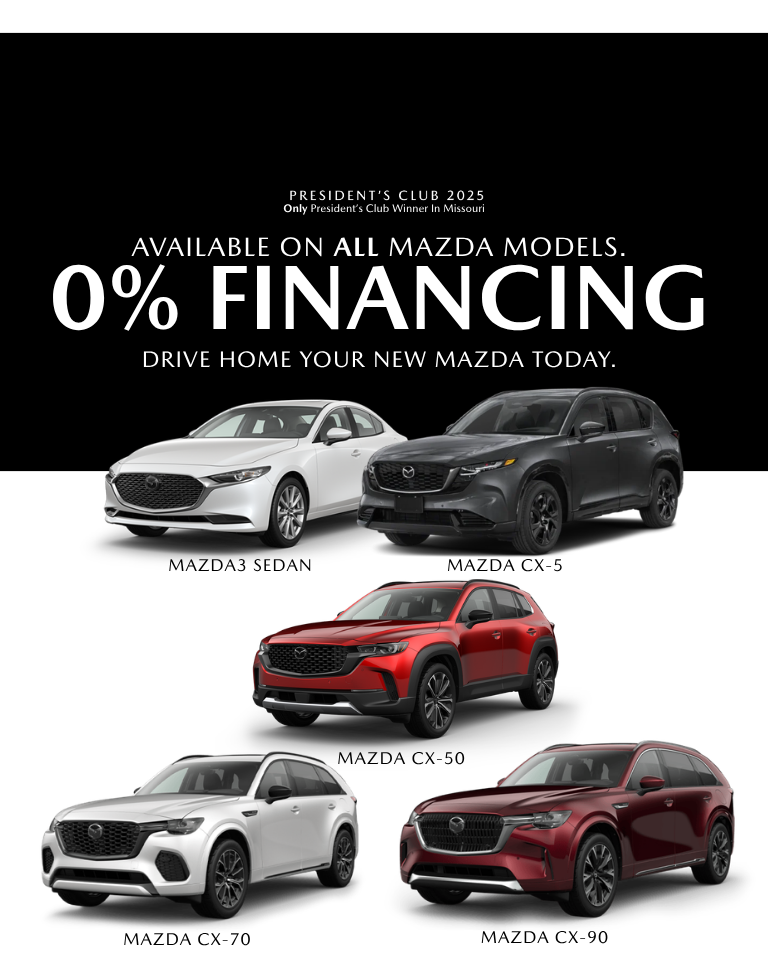 On All Models 0% Financing