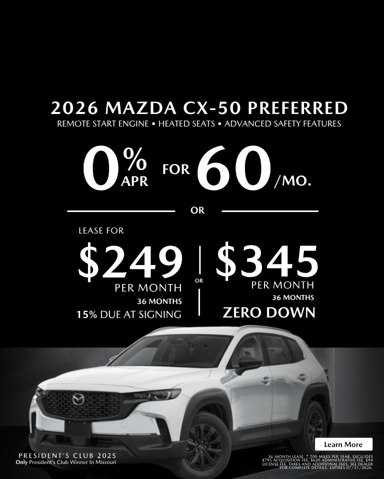 2026 Mazda CX-50 Preferred 0% APR 
