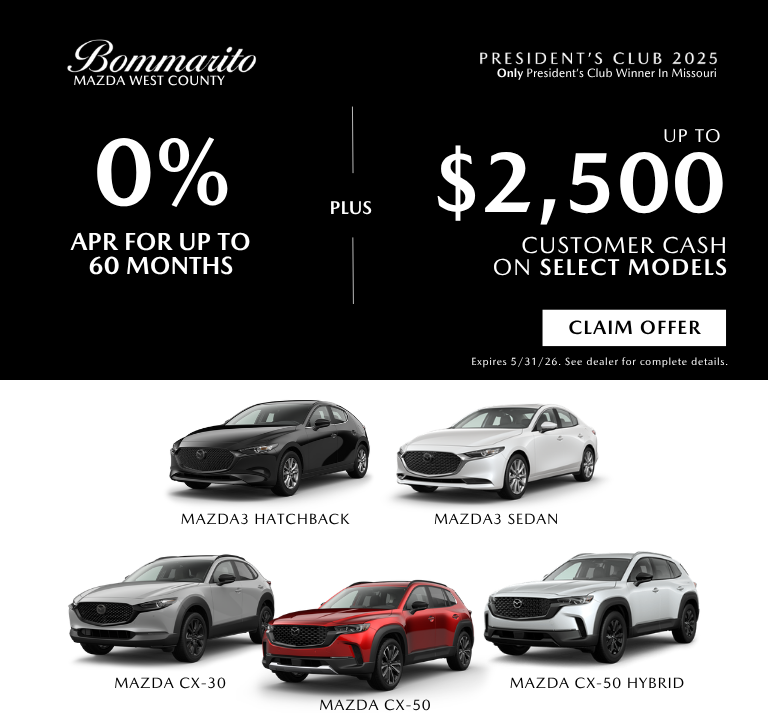 0% APR On Select Models